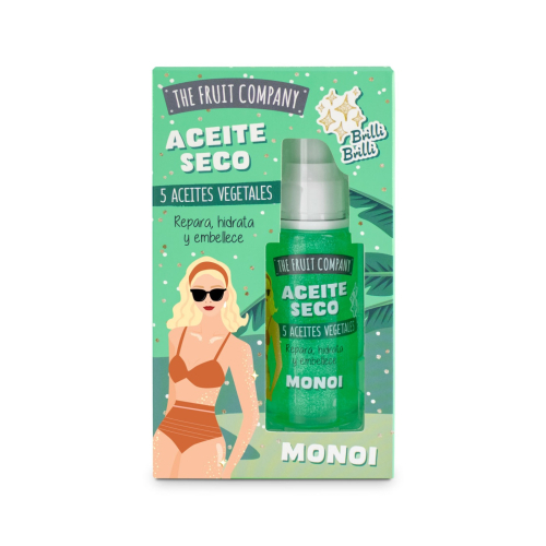 The Fruit Company - Aceite seco con glitter - Monoi