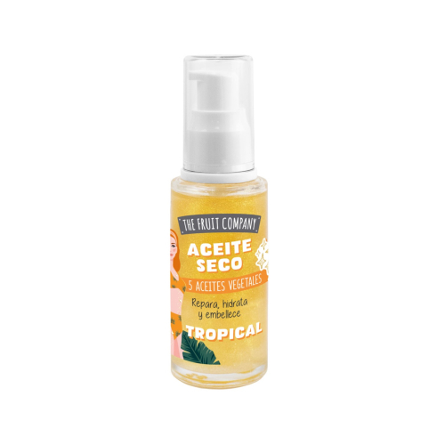 The Fruit Company - Aceite seco con glitter - Tropical