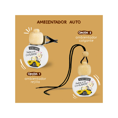 The Fruit Company - Ambientador para coche - Coco