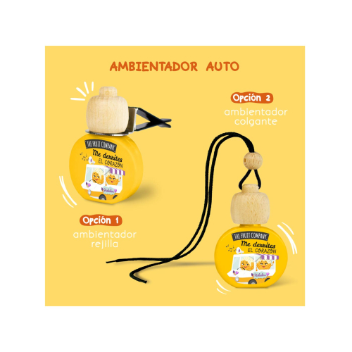The Fruit Company - Ambientador para coche - Sorbete de mango