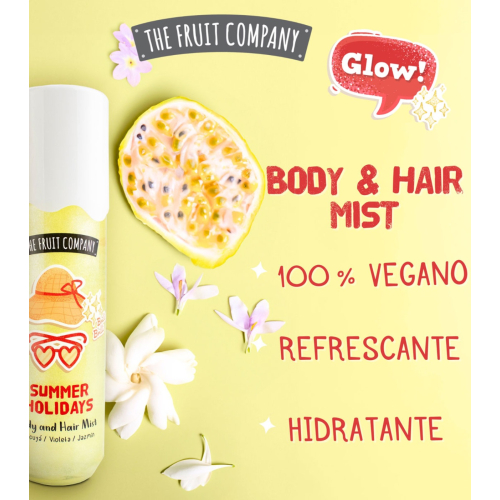 The Fruit Company - Bruma corporal y para cabello con glitter - Summer Holidays