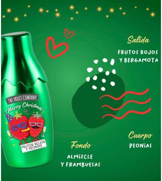 The Fruit Company - Eau de toilette Merry Christmas 40ml - Frutos rojos y peonías