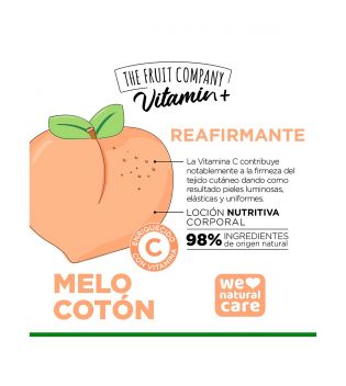 The Fruit Company - Loción nutritiva corporal Vitamin+ - Melocotón