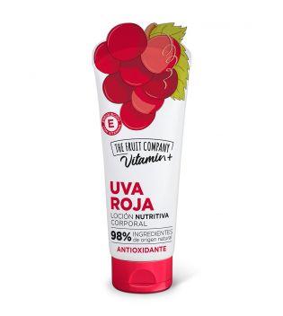 The Fruit Company - Loción nutritiva corporal Vitamin+ - Uva roja