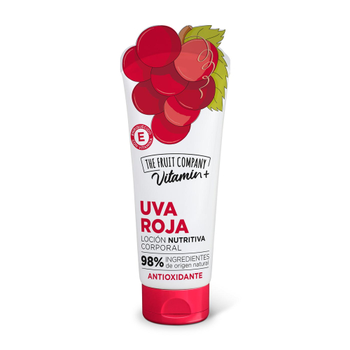 The Fruit Company - Loción nutritiva corporal Vitamin+ - Uva roja