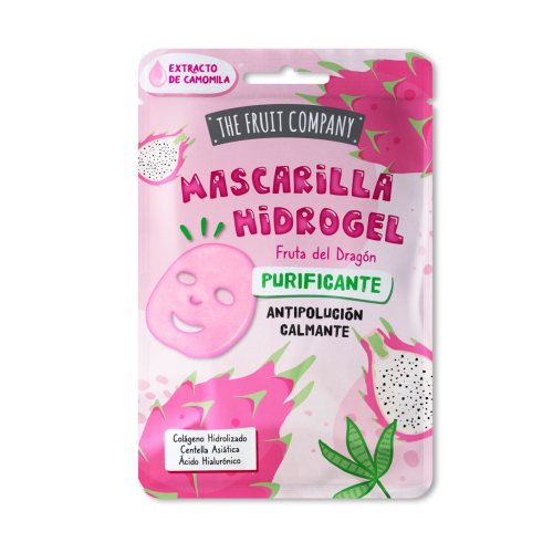 The Fruit Company - Mascarilla facial de hidrogel Purificante - Fruta del Dragón