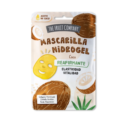 The Fruit Company - Mascarilla facial de hidrogel Reafirmante - Coco