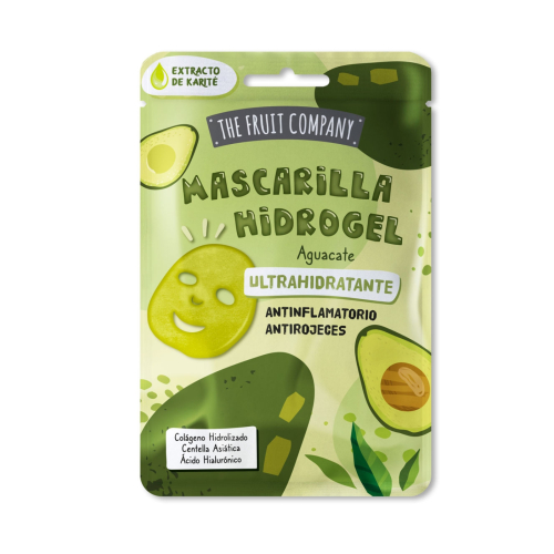 The Fruit Company - Mascarilla facial de hidrogel Ultrahidratante - Aguacate