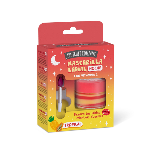 The Fruit Company - Mascarilla labial de noche con vitamina C - Tropical