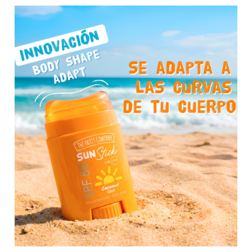 The Fruit Company - Protector solar en stick SPF50 - Coco