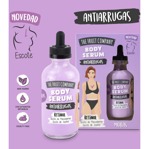The Fruit Company - Sérum corporal retinol especial escote - Moras