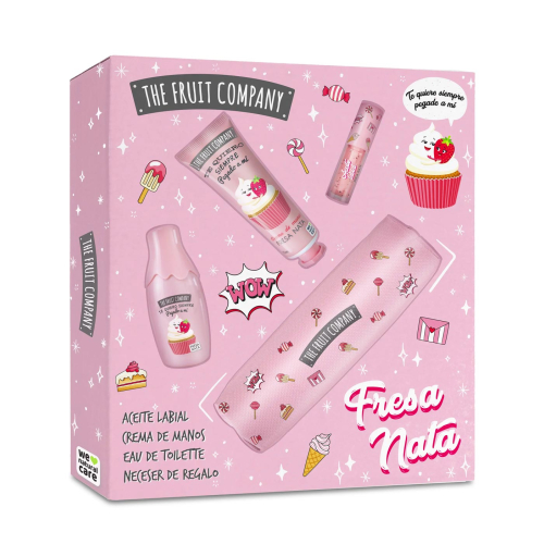 The Fruit Company - Set de regalo Fresa con Nata