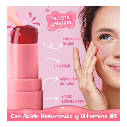 The Fruit Company - Tinte para labios y mejillas en gelatina - 01: Melocotón