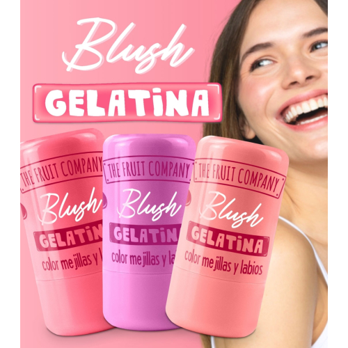 The Fruit Company - Tinte para labios y mejillas en gelatina - 01: Melocotón