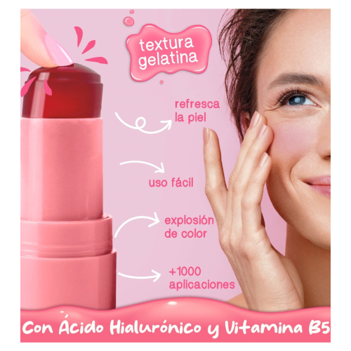 The Fruit Company - Tinte para labios y mejillas en gelatina - 02: Sandía