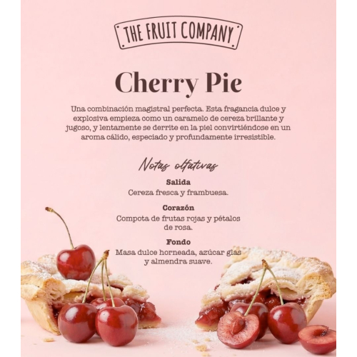 The Fruit Company - Vela perfumada Patisseries - Cherry Pie