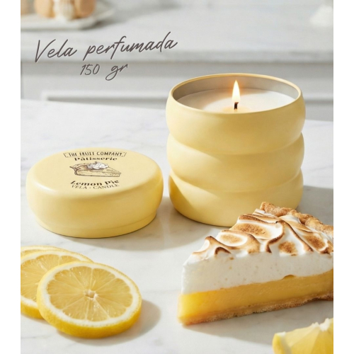 The Fruit Company - Vela perfumada Patisseries - Lemon Pie