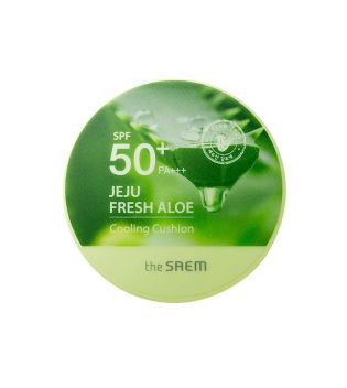 The Saem - *Jeju Fresh Aloe* - Maquillaje en formato cushion con protector solar SPF 50+