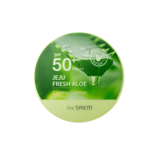 The Saem - *Jeju Fresh Aloe* - Maquillaje en formato cushion con protector solar SPF 50+