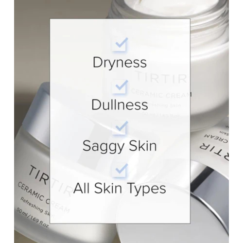 TIRTIR - Crema facial hidratante Ceramic Cream