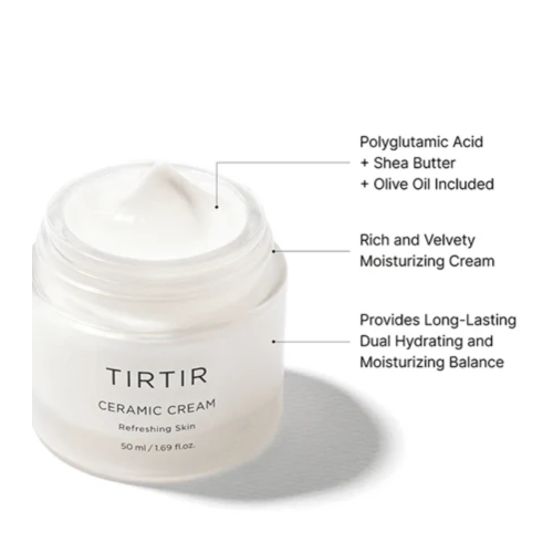 TIRTIR - Crema facial hidratante Ceramic Cream