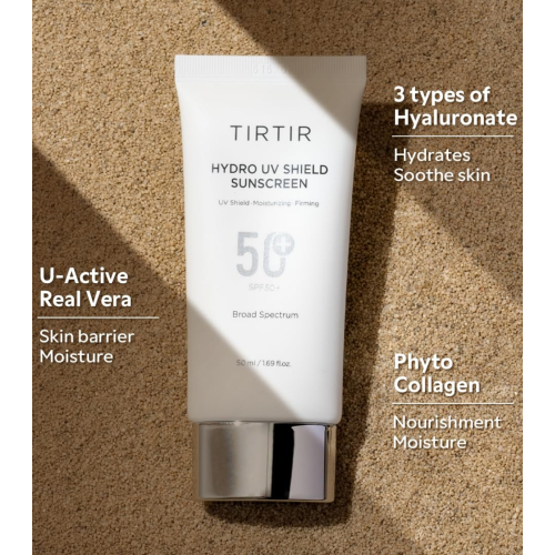 TIRTIR - Protector solar facial Hydro UV Shield SPF50+