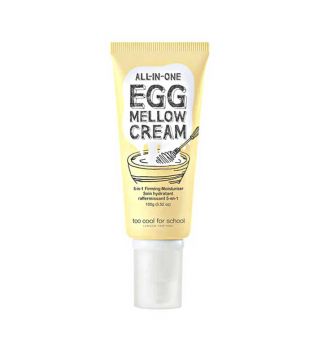 Too cool for school - Crema facial hidratante, iluminadora y reafirmante 5 en 1 Egg Mellow