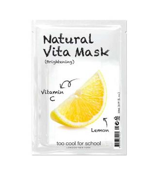 Too cool for school - Mascarilla facial Natural Vita - Iluminadora