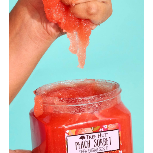 Tree Hut - Exfoliante corporal Shea Sugar Scrub - Peach Sorbet
