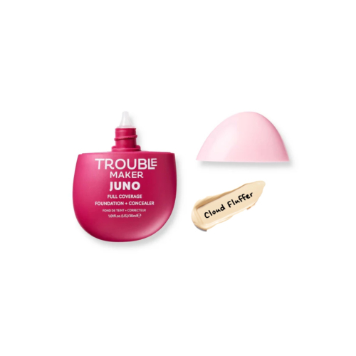 Trouble Maker - Base de maquillaje acabado mate Juno Full Coverage - Cloud Fluffer