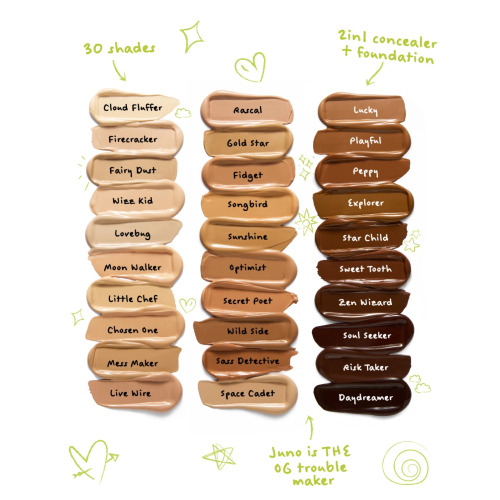 Trouble Maker - Base de maquillaje acabado mate Juno Full Coverage - Little Chef