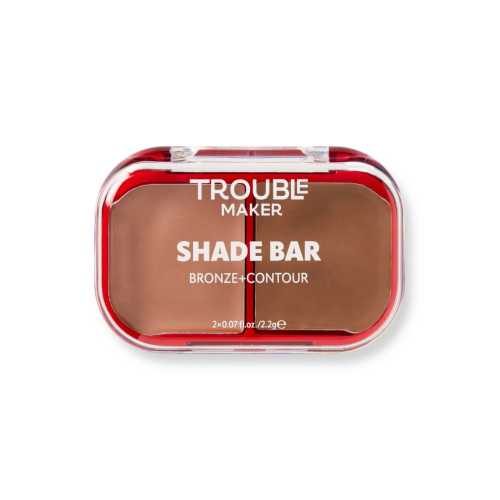 Trouble Maker - Dúo de bronceador + contorno Shade Bar - Heart + Soul