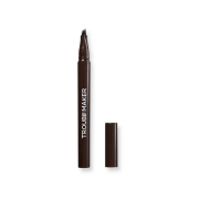 Trouble Maker - Lápiz de cejas Fluffer Brow Brush Natural - Dark Brown