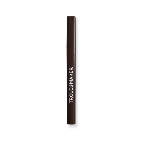 Trouble Maker - Lápiz de cejas Fluffer Brow Brush Natural - Dark Brown