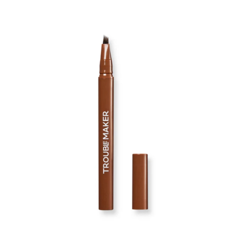 Trouble Maker - Lápiz de cejas Fluffer Brow Brush Natural - Medium Brown