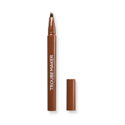 Trouble Maker - Lápiz difuminador de cejas Fluffer Brow Brush Natural - Medium Brown