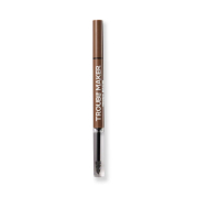 Trouble Maker - Lápiz fijador de cejas 2-1 Teddy Brow Builder - Medium Brown