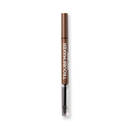Trouble Maker - Lápiz fijador de cejas 2-1 Teddy Brow Builder - Medium Brown