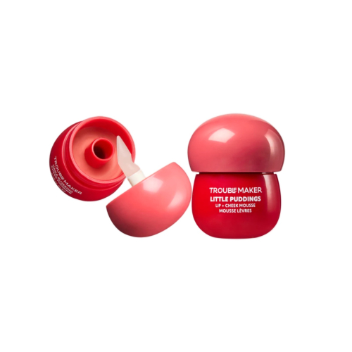 Trouble Maker - Mousse para labios y mejillas Little Pudding - Kimmi Coral Pink