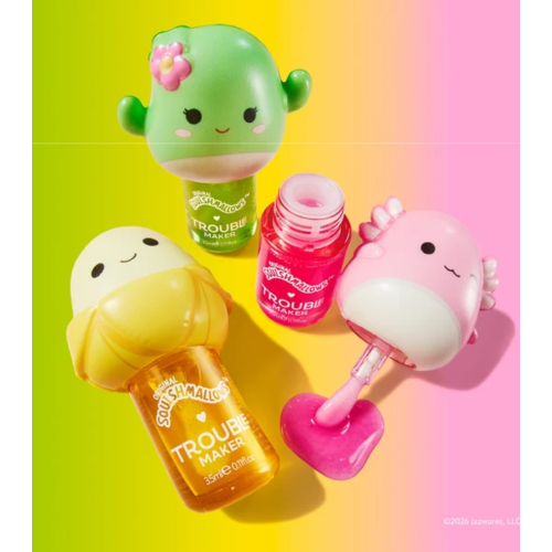 Trouble Maker - *Squishmallows* - Aceite labial Melt Down - Archie the Axolotl