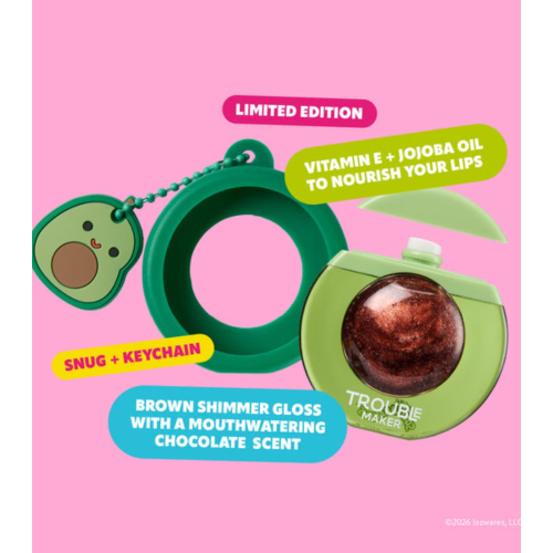 Trouble Maker - *Squishmallows* - Brillo de labios Bubble - Austin the Avocado