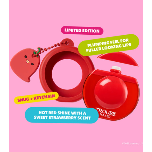 Trouble Maker - *Squishmallows* - Brillo de labios Bubble - Christo the Chilli