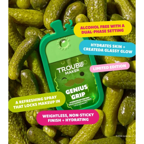Trouble Maker - *Squishmallows* - Bruma facial fijadora - Charles the Pickle