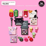 Trouble Maker x Squishmallows - Colección Completa Edición Limitada - 14 Productos: 3 Paletas de Sombras + Máscara de Pestañas + 3 Aceites Labiales + 3 Brillos de Labios + 4 Brumas Faciales