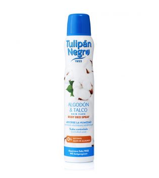 Tulipán Negro - *Skin Care* - Desodorante Deo Spray - Algodón y Talco