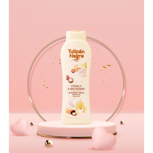 Tulipán Negro - *Gourmand Intensity* - Gel de baño 650ml - Vainilla & Macadamia