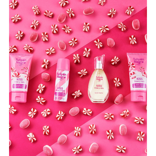 Tulipán Negro - *Gourmand Intensity* - Set de regalo - Kiss Fresa y Nata
