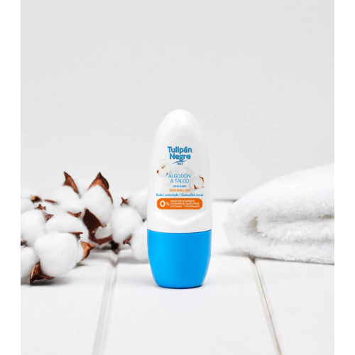 Tulipán Negro - *Skin Care* - Desodorante Deo Roll-on - Algodón y Talco