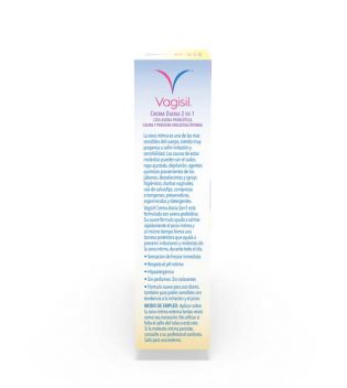 Vagisil - Crema diaria 2 en 1 calma y previene molestias íntimas