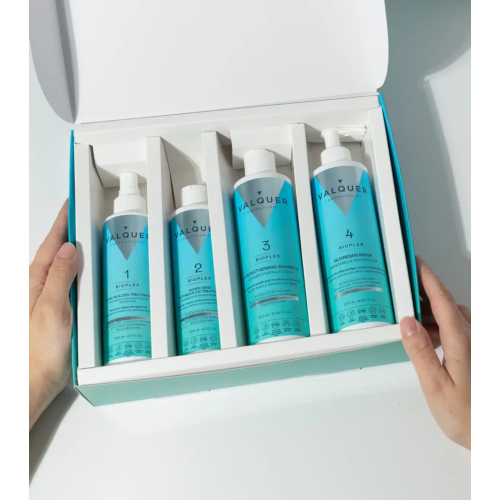 Valquer - *Bioplex* - Set rutina completa para reconstrucción y protección capilar